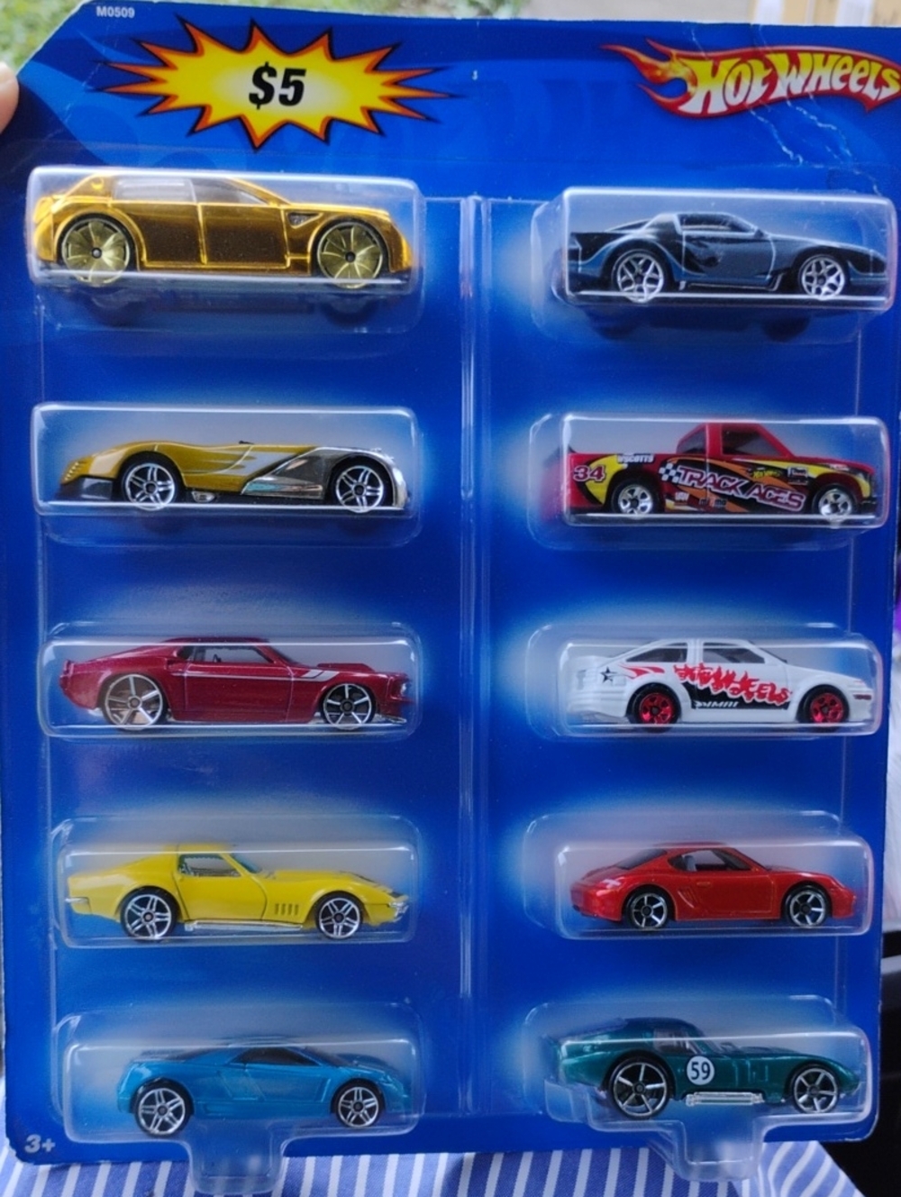 (X-77) New Hot Wheels 10-Pack Vtg Die-Cast Cars